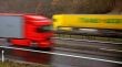 Lorries on Autobahn