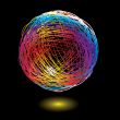 rainbow scribble