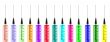 Colorful Syringes