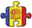 andorra button flag puzzle shape