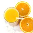oranges, ice and juice