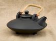 Black ceramic chinese teapot