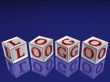 logo 3d blockes