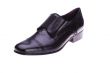 Black male shoe isolated on the white