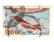 Old Airmail postage stamp from France