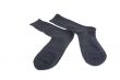 Black socks on white