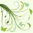 Abstract floral background