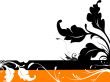Vector Floral Silhouette Design