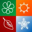 four seasons background