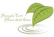 green leaves fully editable vector illustration