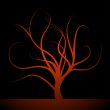 Abstract spooky tree