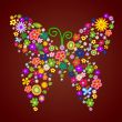 spring flower butterfly