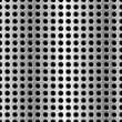 Seamless vector illustration of perforated metal plate
