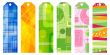 retro bookmark set