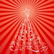 abstract Christmas tree background