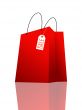 Red shopping bag