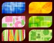 abstract retro business card backgrounds