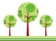 abstract vector treees
