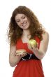 Hamburger or apple