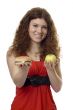 Hamburger or apple