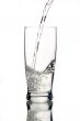 a glass of mineral water