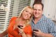 Happy Couple Enjoying Wine