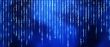 Binary code, data steam