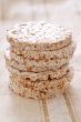 A stack of rice cakes