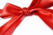 red holiday bow