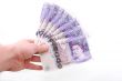 money in hand