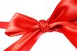 red holiday bow