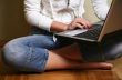 Girl with a computer