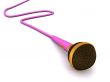 pink microphone