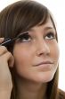Portrait teenager with mascara