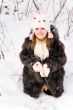child on the snow