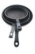Black griddle closeup