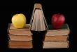 Books and apples