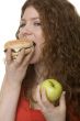 Fastfood or apple