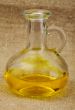 Carafe with yellow oil