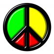 Colorful peace symbol