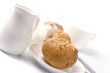 bread, milk and mozzarella