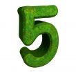 3d number 5 green