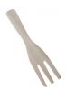 wood fork on white