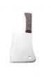 Big kitchen knife closeup
