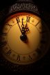 clock showing time about twelve