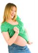pregnant smiling woman