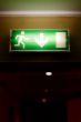 Exit sign