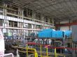 Machinery, tubes and steam turbine at a power plant