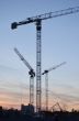 Three Building Cranes