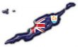 anguilla button flag round shape